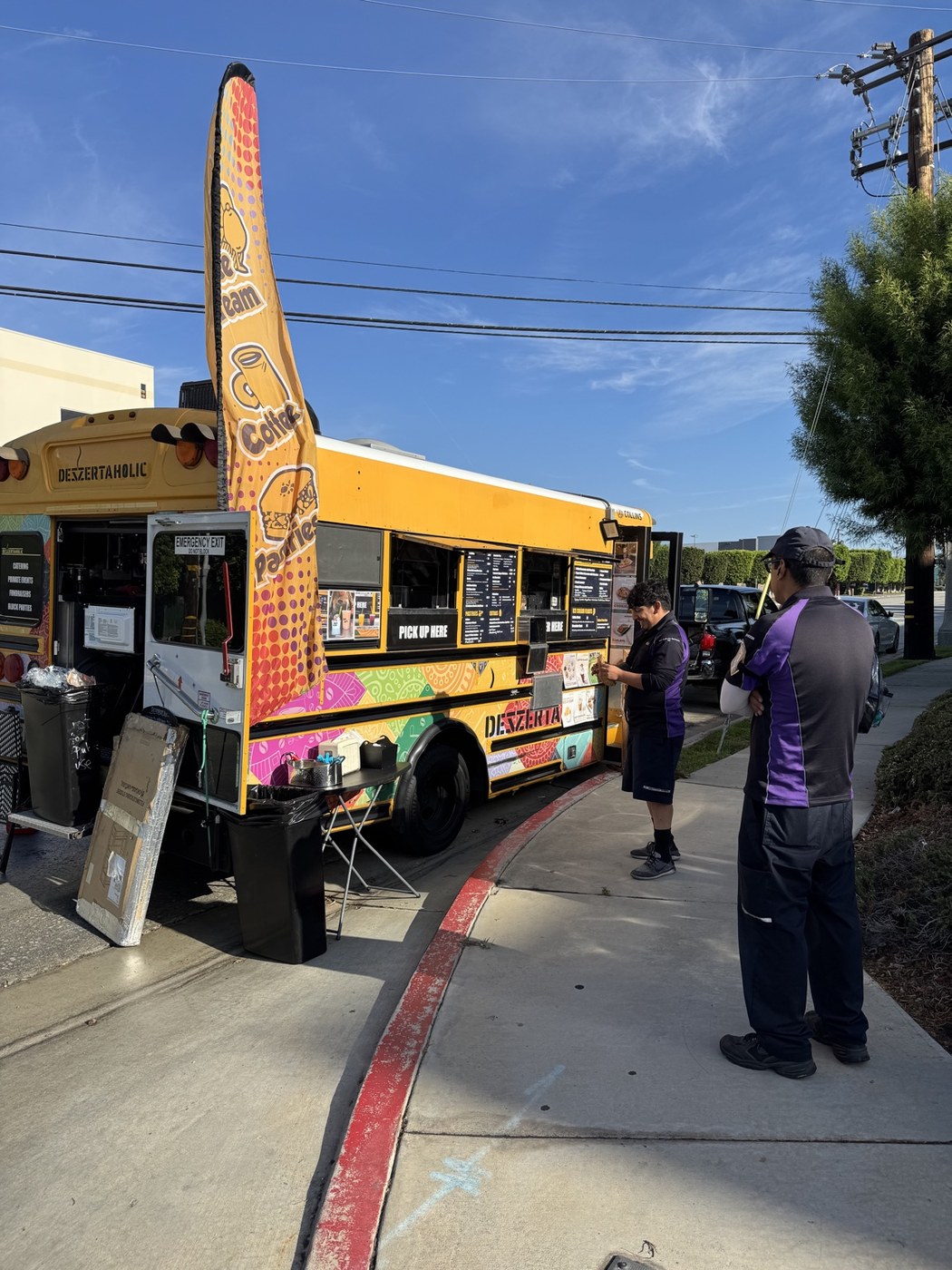 Hungry Trailers serving employees on-site at a real workplace location